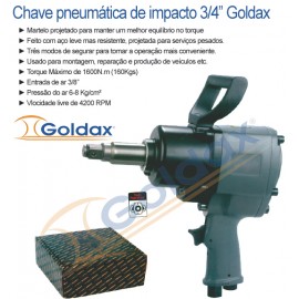 Chave de impacto de 3/4" Goldax