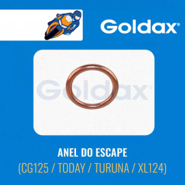 ANEL DO ESCAPE-CG125-TODAY-TURUNA-XL124 - GOLDAX