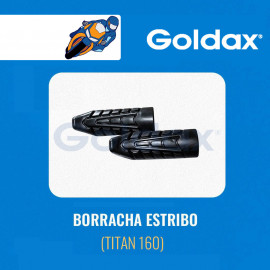 BORRACHA ESTRIBO - TITAN 160 - GOLDAX